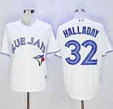 Toronto Blue Jays #32 Roy Halladay White New Cool Base Stitched Baseball Jersey,baseball caps,new era cap wholesale,wholesale hats